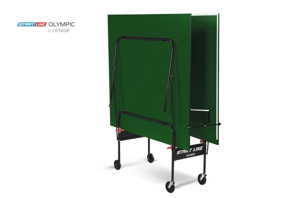 Теннисный стол Start Line Olympic GREEN с сеткой, фото 1