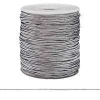 Шнур эластичный металлизированный 1 мм(серебро)