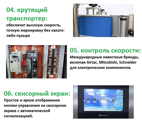 Этикетировочный автомат для нанесения самоклеящейся этикетки 50-150 бут/мин, фото 2