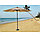 Зонт пляжный круглый (ZT-BP2072) бежевый с утяжелителем-подставкой, фото 7
