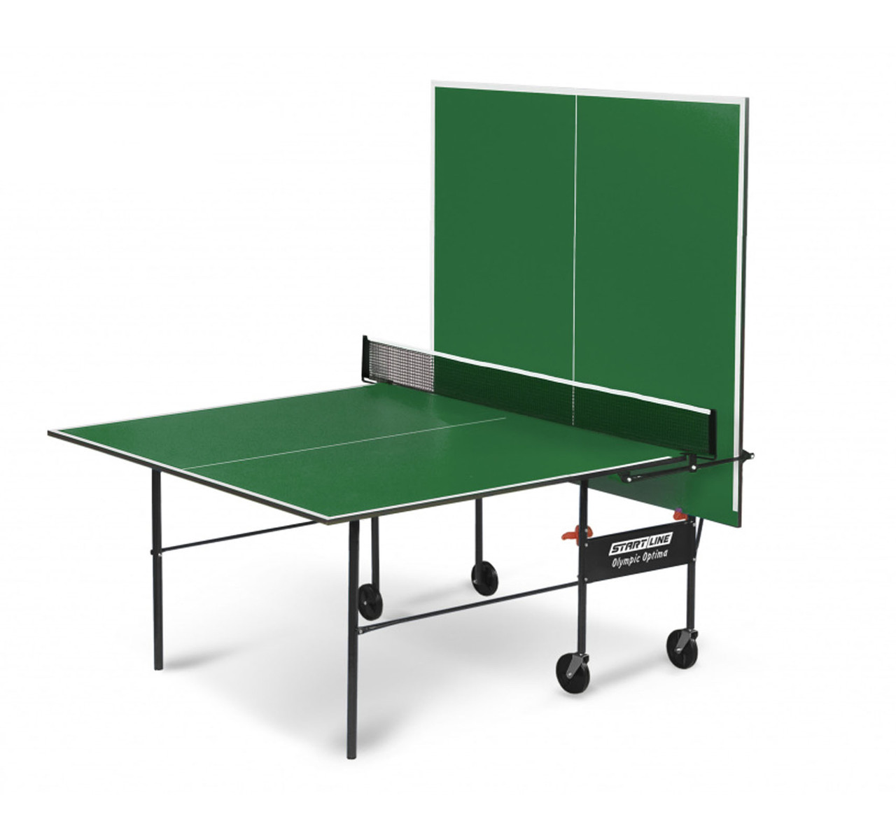 Теннисный стол Start line OLYMPIC Optima с сеткой Green - фото 2 - id-p91511027