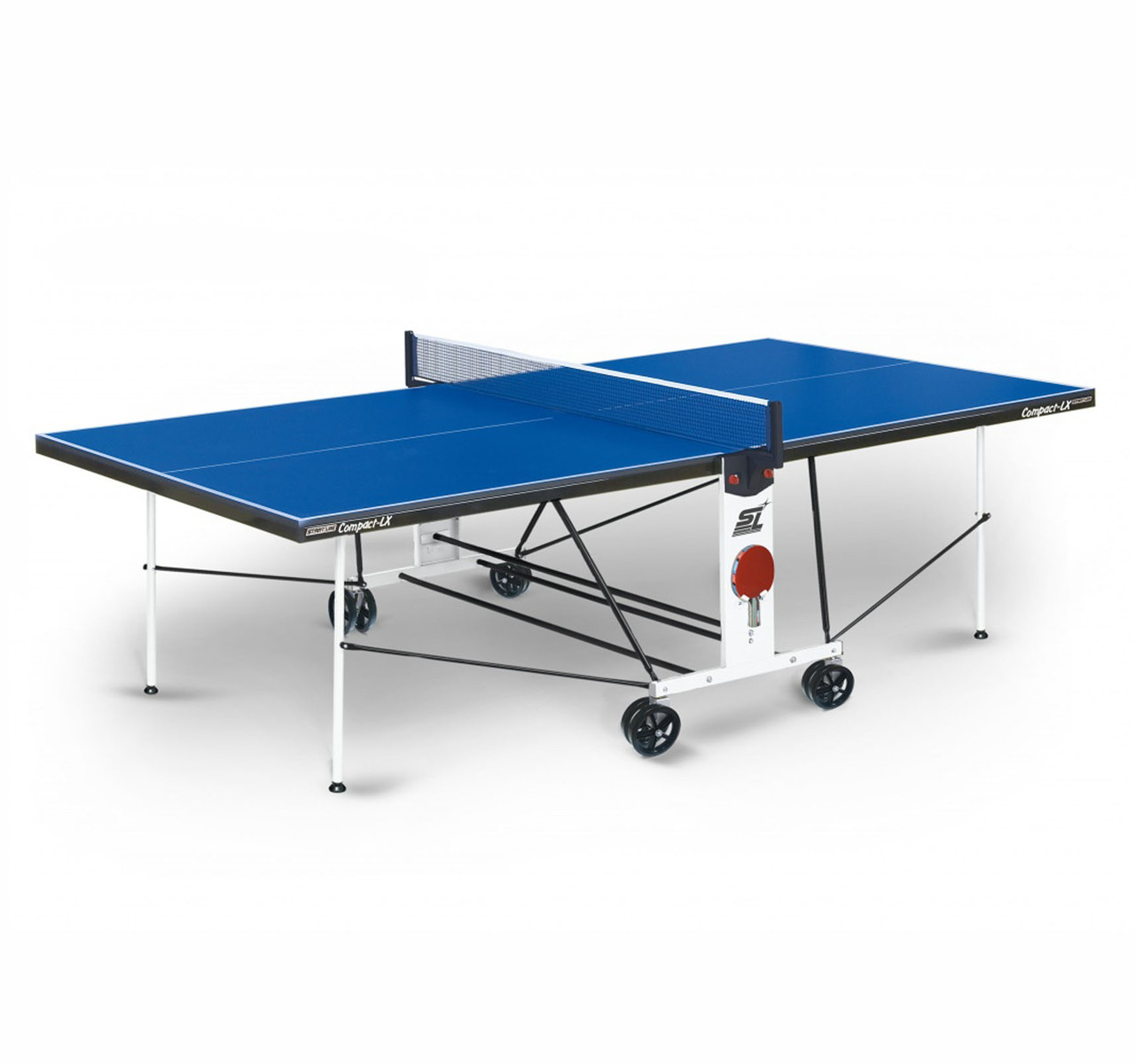 Теннисный стол Start line СOMPACT LX с сеткой Outdoor Blue - фото 1 - id-p91511045