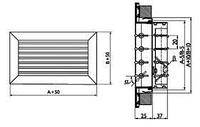 Решетка вентиляционная RAR 250*250