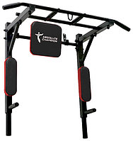 Турник-брусья "POWER" черный (с черными ручками)