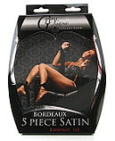 Бондажный набор из сатиновых лент Bordeaux 5 Piece Satin Bondage Set (только доставка), фото 2