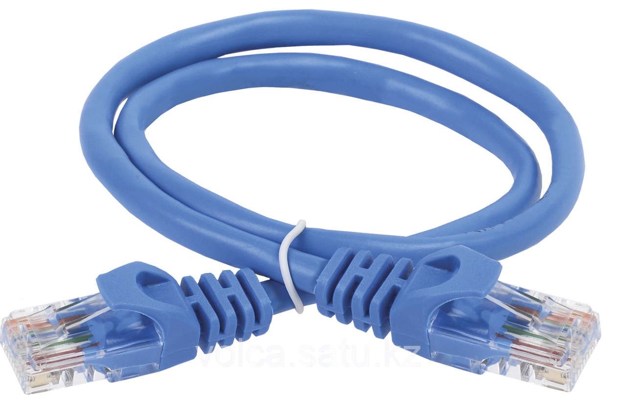 ITK Коммутационный шнур (патч-корд), кат.5Е UTP, 2м, синий шт - фото 1 - id-p91516787