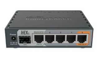 Маршрутизатор MikroTik hEX S RB760iGS