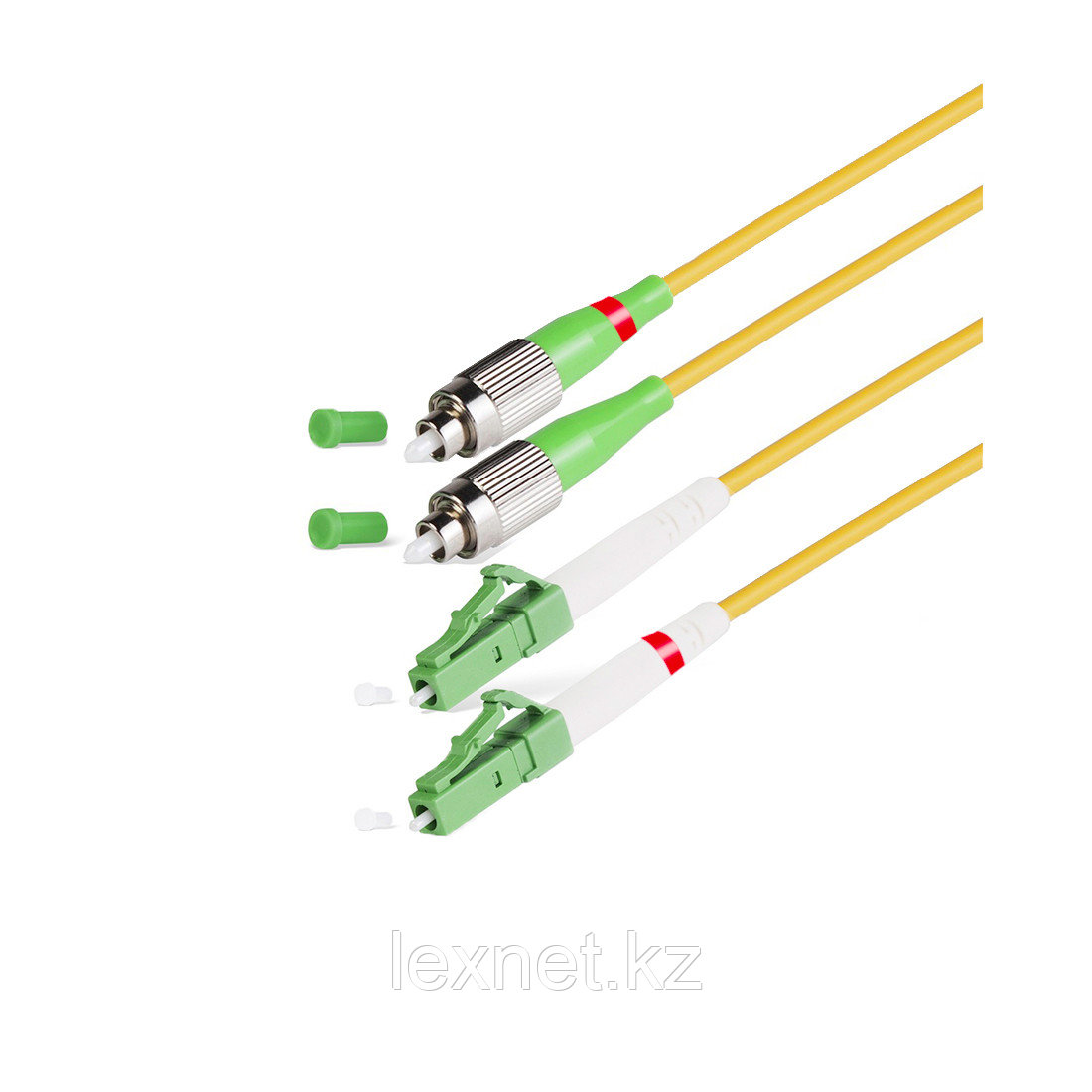 Патч Корд Оптоволоконный FC/APC-LC/APC SM 9/125 Duplex 2.0мм 1 м - фото 1 - id-p91519243