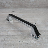 Ручки 5657-96 хром/черный, фото 3