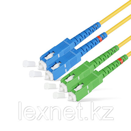 Патч Корд Оптоволоконный SC/UPC-SC/APC SM 9/125 Duplex 2.0мм 1 м, фото 1