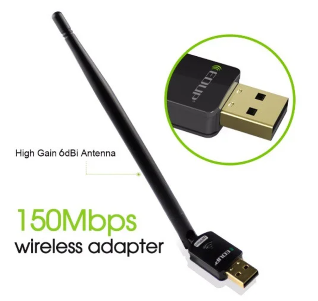 Wi fi Адаптер USB с антенной 150 мб/с - EDUP вай фай Wireless / Алматы