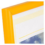 Пластиковая рамка OfficeSpace №1, 21*30 см, желтая, фото 2