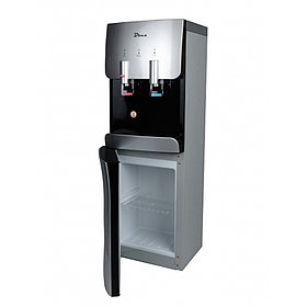 Кулер для воды Bona 211LA напольный, нагрев/охлаждение, c шкафчиком, серебристый/черный