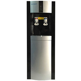 Кулер для воды Almacom WD-SHE-3AF, напольный, нагрев/охлаждение, с шкафчиком, черный/металлик