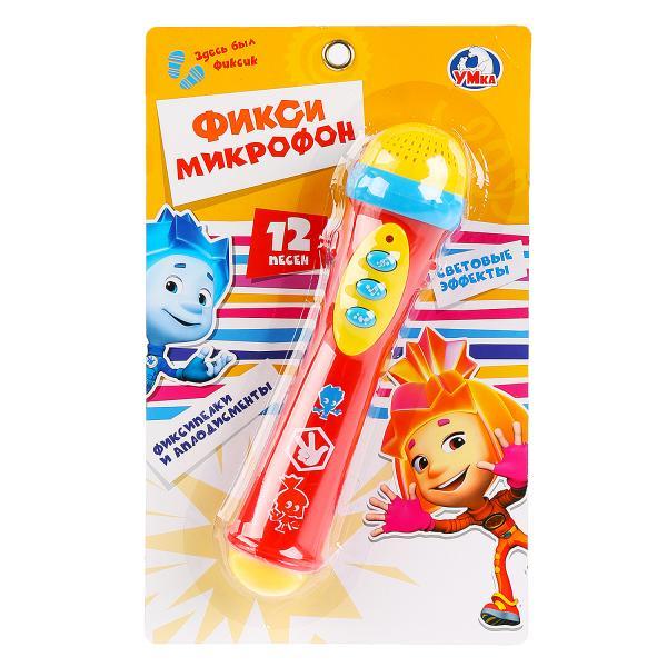 Умка Развивающая музыкальная игрушка-микрофон «Фикси-микрофон»