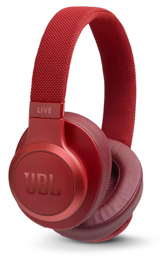 JBL Live 500 BT Наушники беспроводные, красные