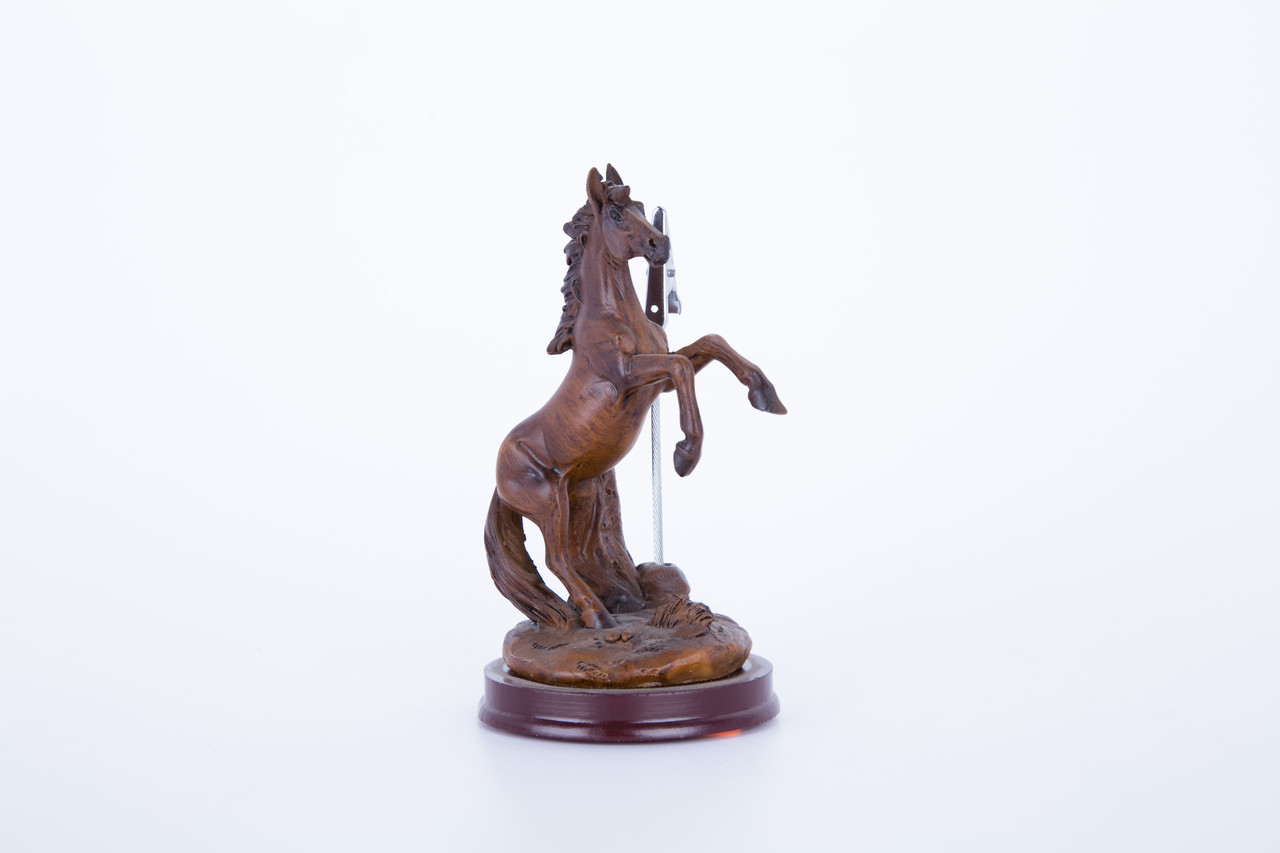 Статуэтка "Конь на дыбах с прищепкой " 13 см - фото 1 - id-p91542278