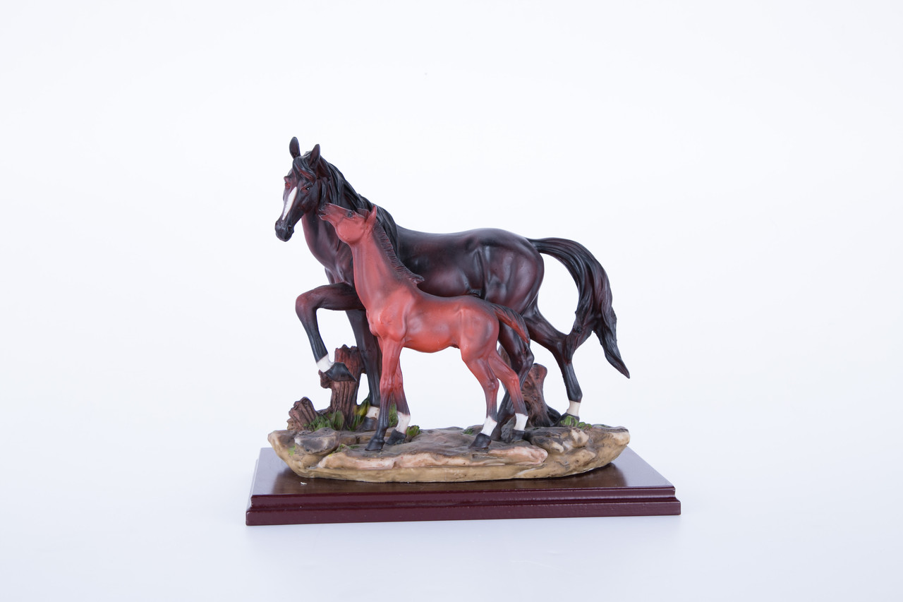 Статуэтка "Лошадь с жеребенком" 20,5 см - фото 1 - id-p91542281