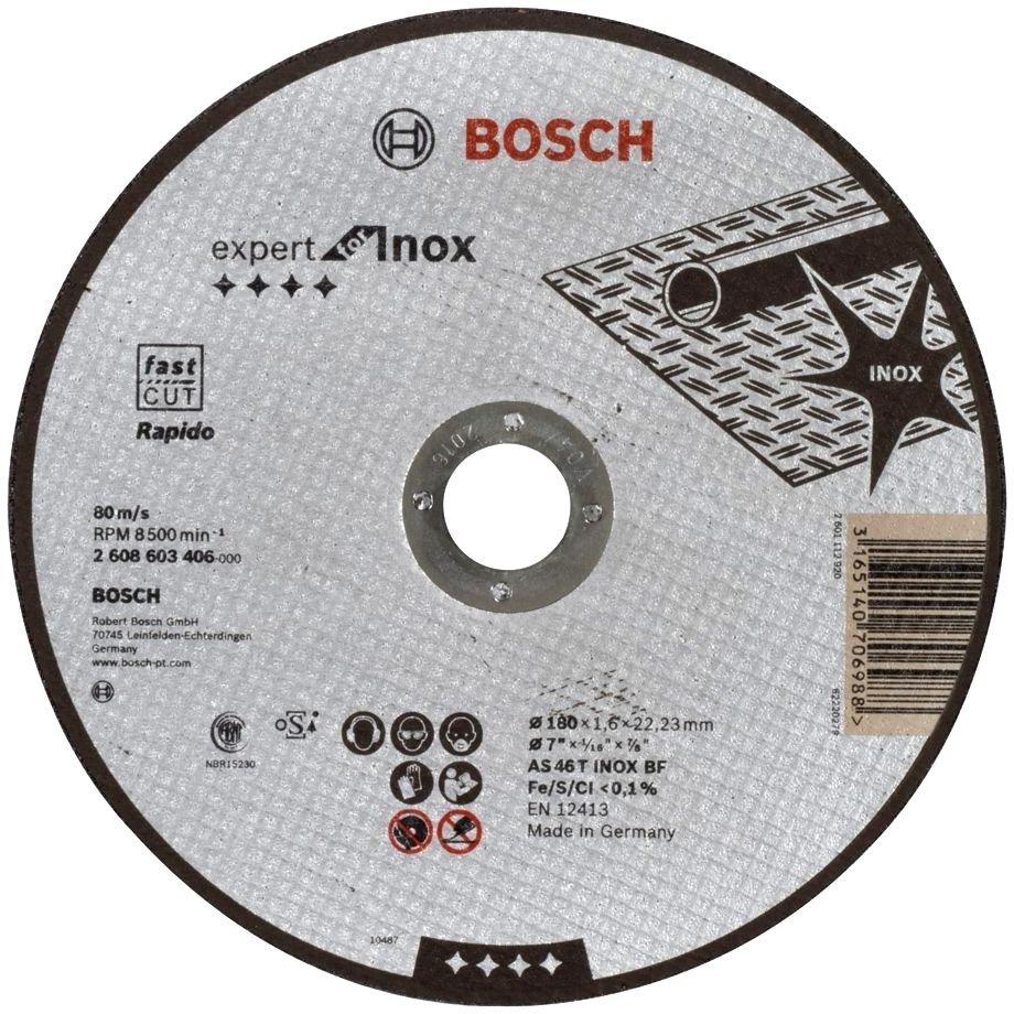 Отрезной диск Expert for Inox 180мм (по нержавеющей стали) 2608603406