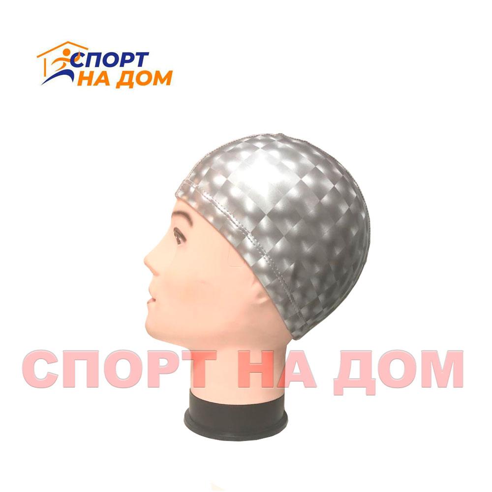 Шапочка для плавания PU SWIMMING CAP (цвет серый, вид №2)