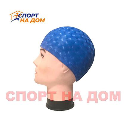 Шапочка для плавания PU SWIMMING CAP (цвет синий), фото 2