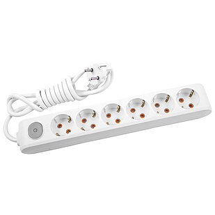 Удлинитель VIKO MULTI-LED 6 ГНЕЗДА 5 метр C ЗАЗЕМЛЕНИЕМ + ВЫКЛЮЧАТЕЛЕМ 6X5M