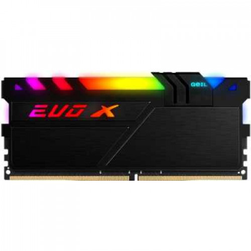 Оперативная память 16GB GEIL 3200MHz DDR4 EVO X II Black RGB GEXSB416GB3200C16BSC