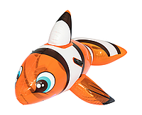 Игрушка надувная для плавания Рыба-клоун с ручками 157х94 см, от 3-х лет (41088) 1228895