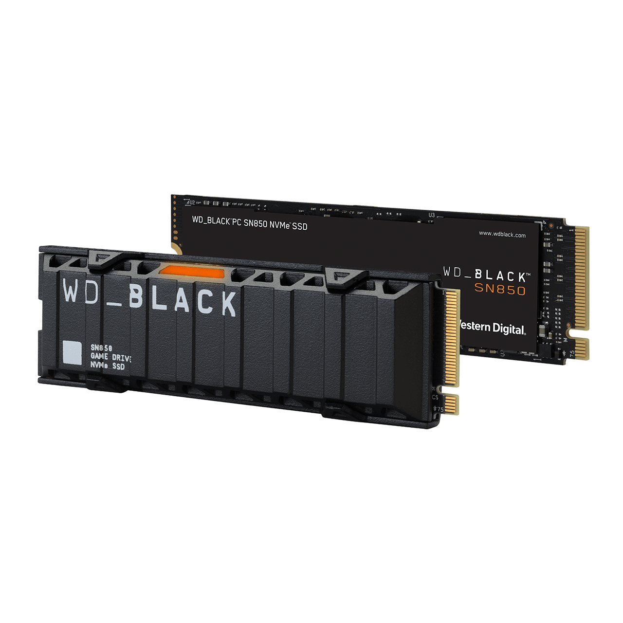Твердотельный накопитель 1000GB SSD WD BLACK SN850 NVMe M.2 WDS100T1X0E
