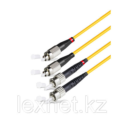 Патч Корд Оптоволоконный FC/UPC-ST/UPC SM 9/125 Duplex 3.0мм 0.5 м, фото 1