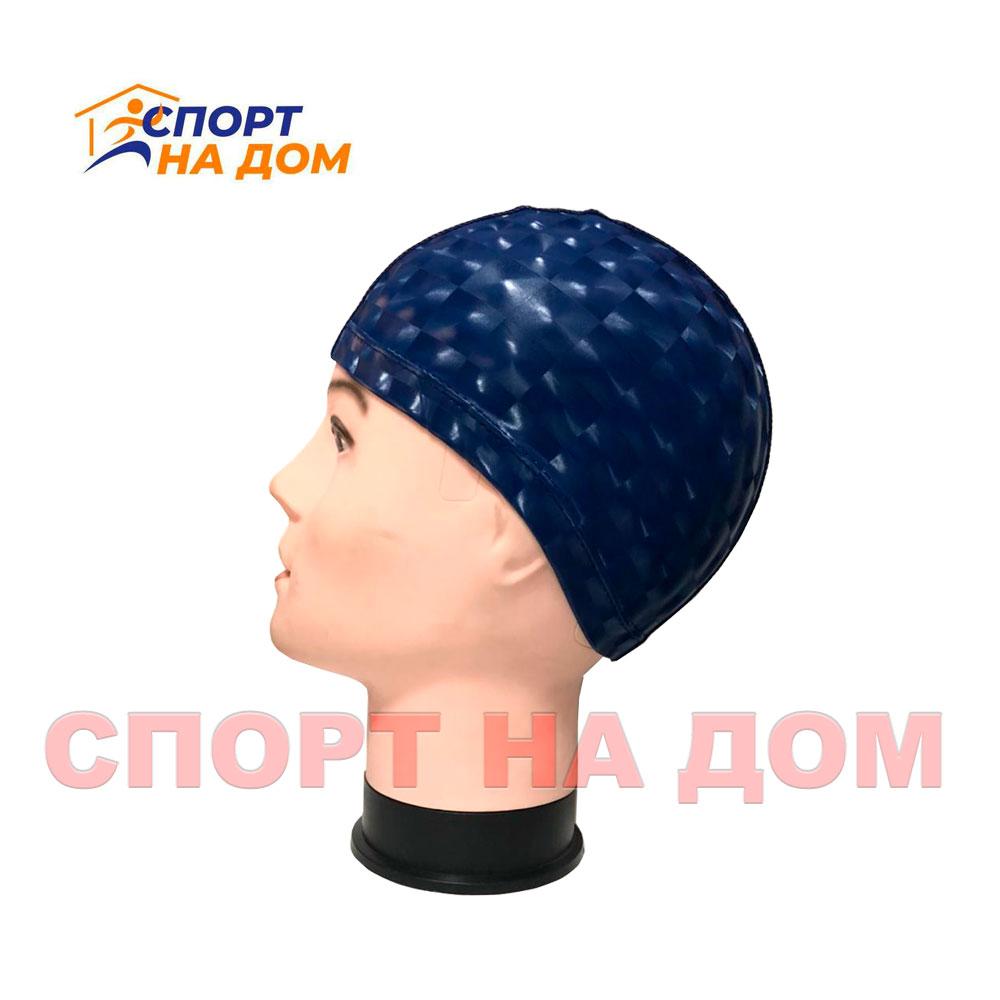 Шапочка для плавания PU SWIMMING CAP (цвет тёмно-синий)