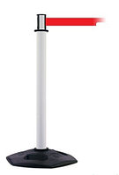Ограждающий столбик с вытяжной лентой Tensabarrier® 886 Heavy Duty красный