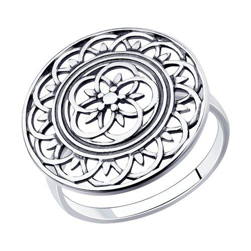 Кольцо из серебра DIAMANT ( SOKOLOV ) 95-110-01114-1 чернение
