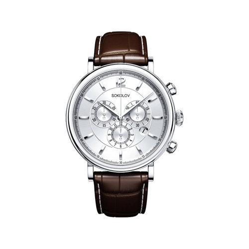 Мужские серебряные часы SOKOLOV 125.30.00.000.03.02.3 - фото 2 - id-p72766735