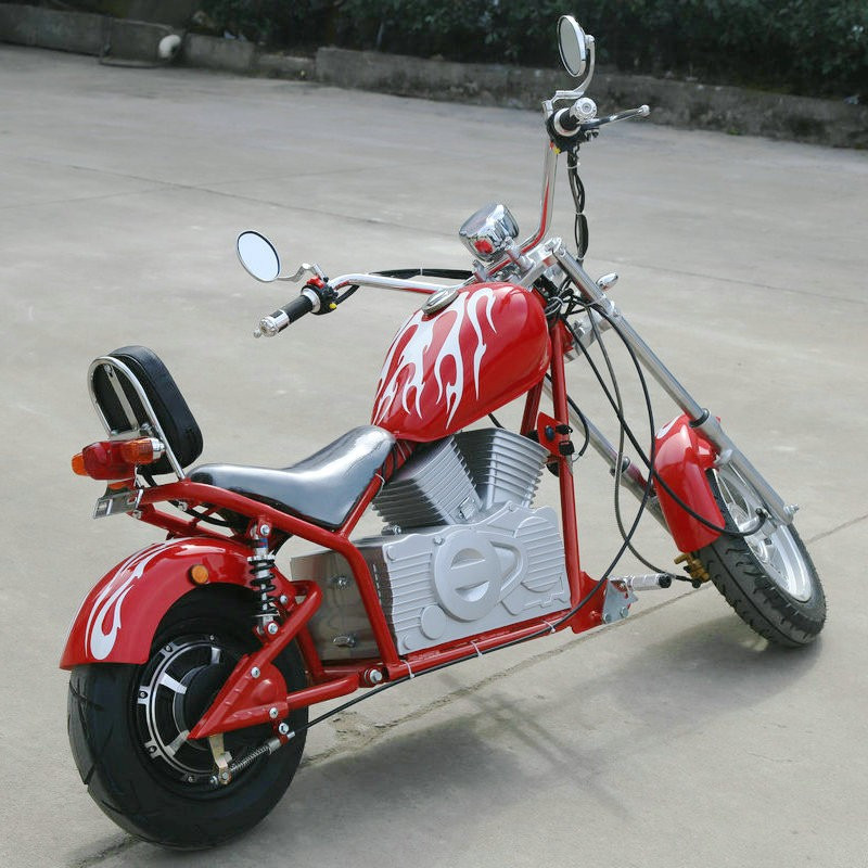 Электромотоцикл GreenCamel Чоппер C100 (60V 1000W R12) - фото 1 - id-p91557290