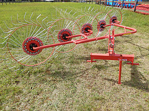 Грабли-ворошилки 3.0м 5 колесно-пальцевые навесные D-pol, фото 2