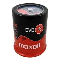 Диски DVD-R MAXELL на шпинделе 4,7gb 120 мин 100шт
