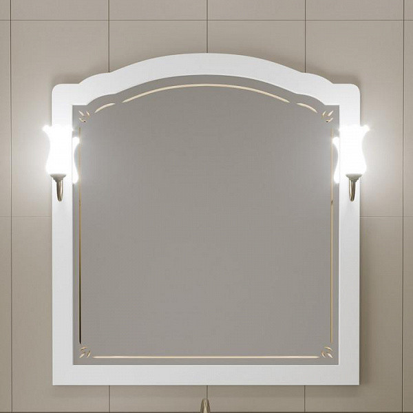 Зеркало Opadiris Лоренцо 80 Белый матовый (Z0000008464) - фото 1 - id-p91557769