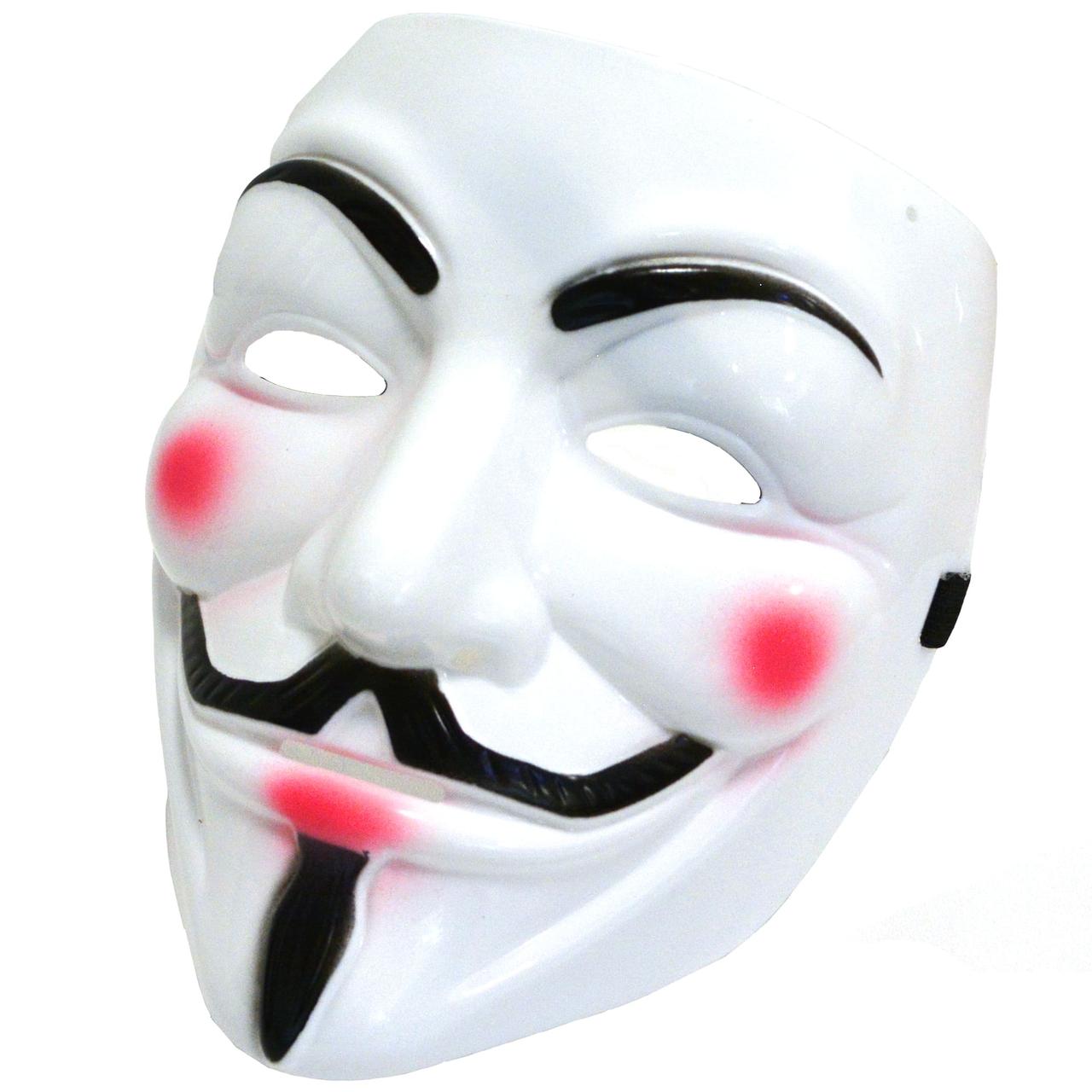 Маска Гая Фокса карнавальная маска с подкладками Анонимус - фото 1 - id-p91576586