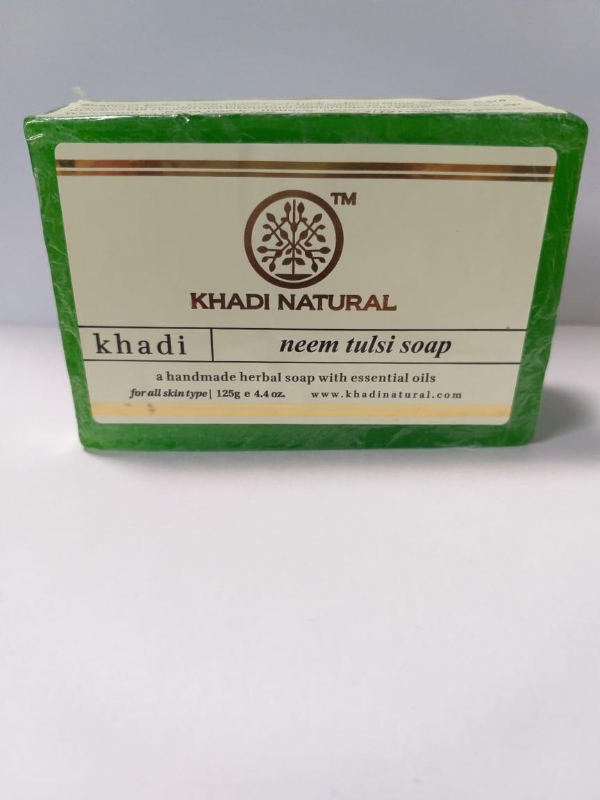 Мыло Ним и Тулси, 125 гр, Tulsi & Neem Soap KHADI