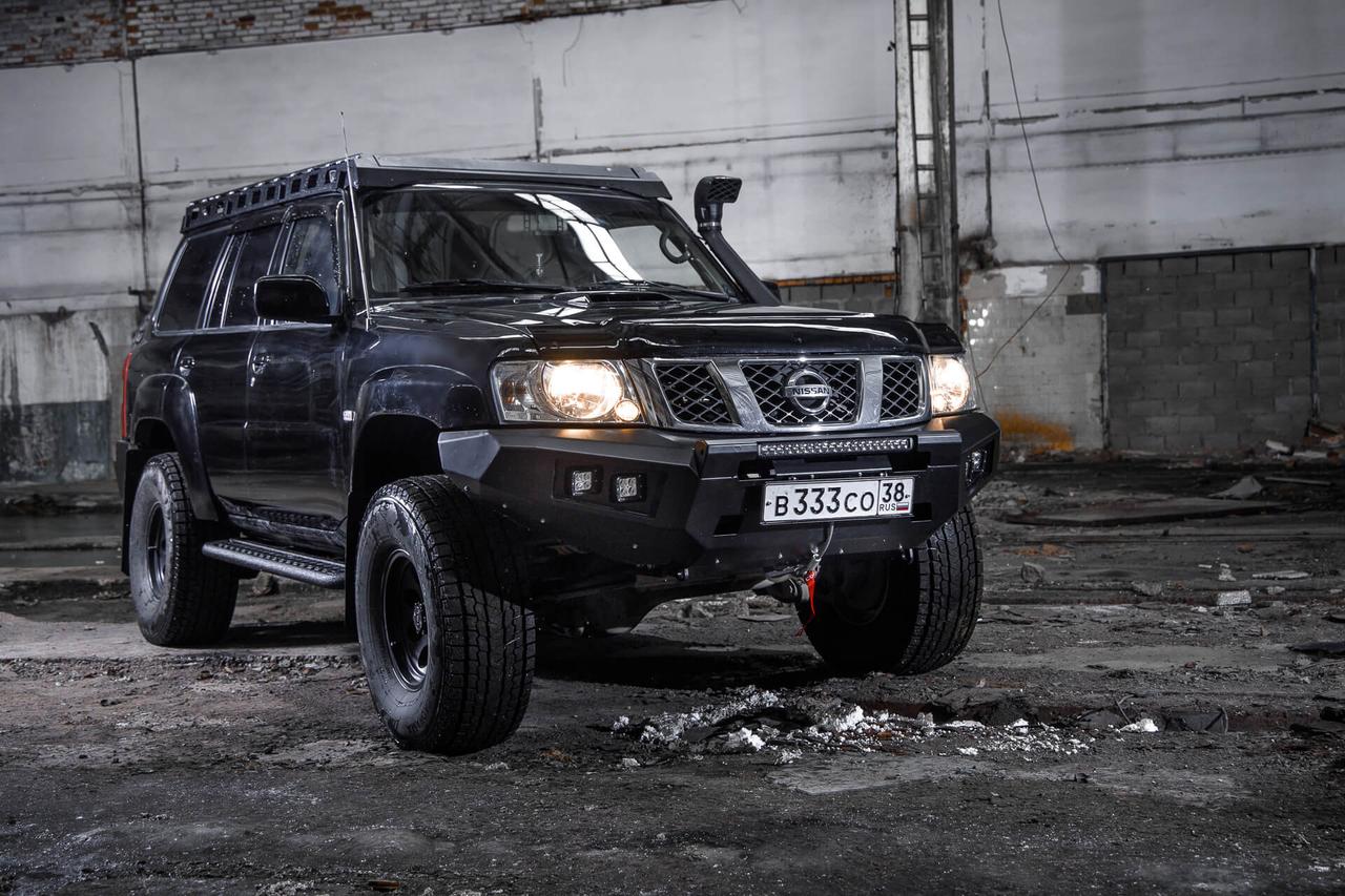 Пороги силовые nissan patrol y61 - фото 4 - id-p91532546