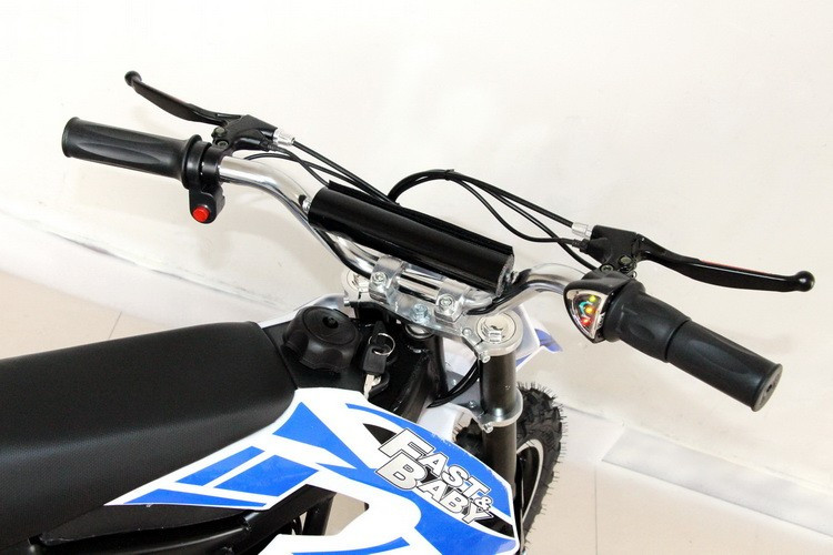 Электромотоцикл GreenCamel Питбайк DB100, 24V 500W R14 быстросъемная батарея Мотоцикл Детский (от 5 лет) Синий - фото 8 - id-p91593188