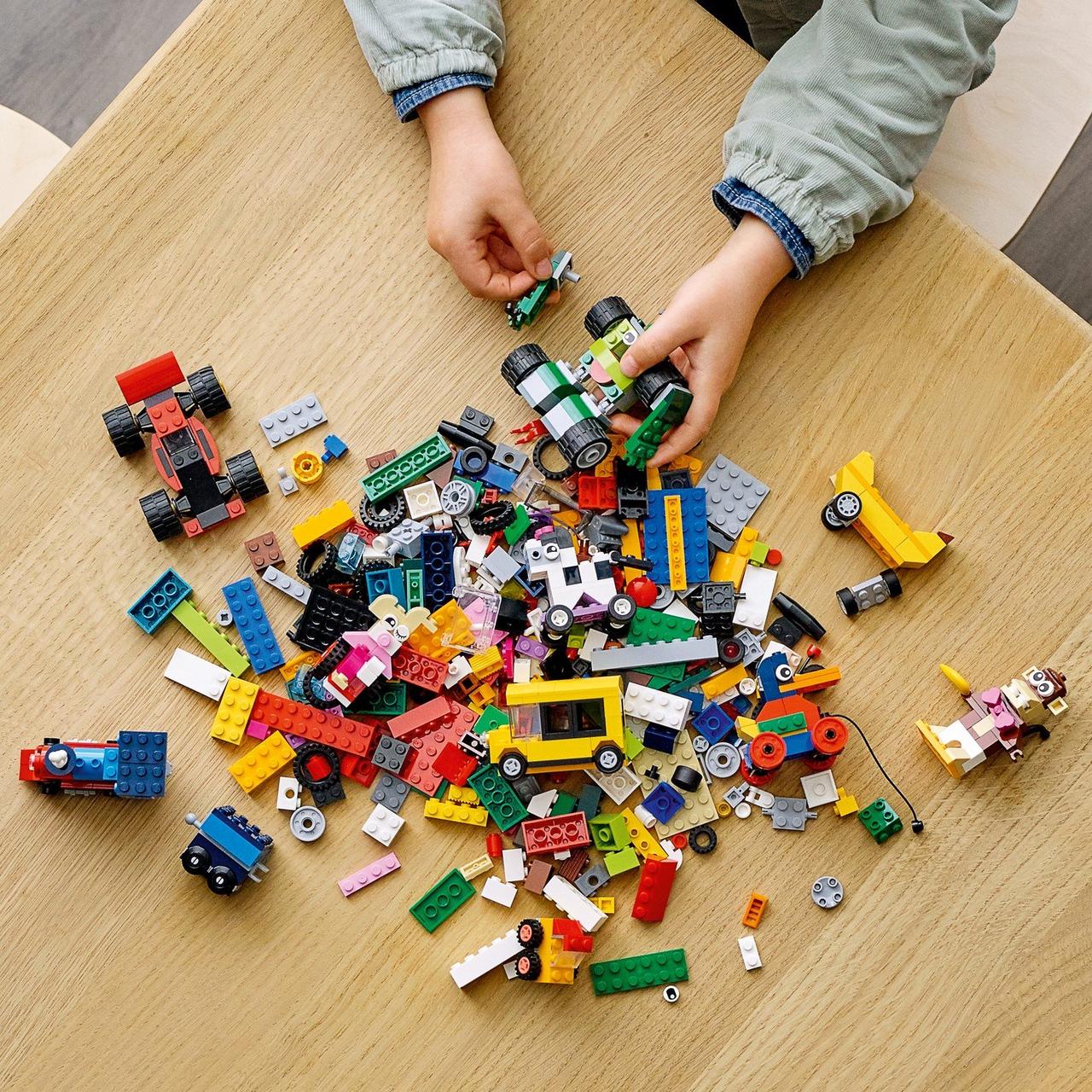 11014 Lego Classic Кубики и колёса, Лего Классик - фото 4 - id-p91586558