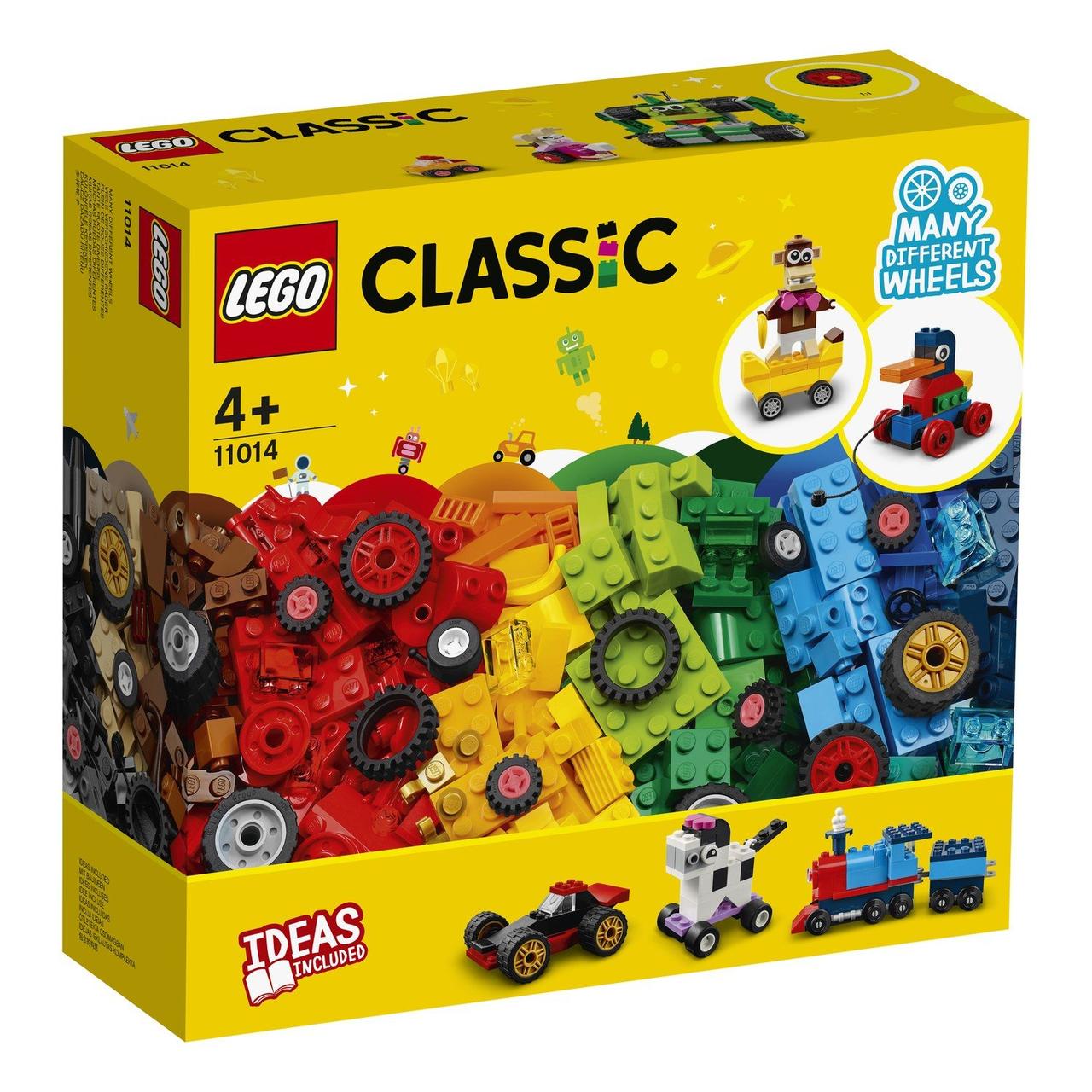 11014 Lego Classic Кубики и колёса, Лего Классик