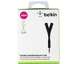 Belkin AV10093bt Разветвитель для наушников Y-разветвитель, 3.5mm jack - 2M-1F, фото 2
