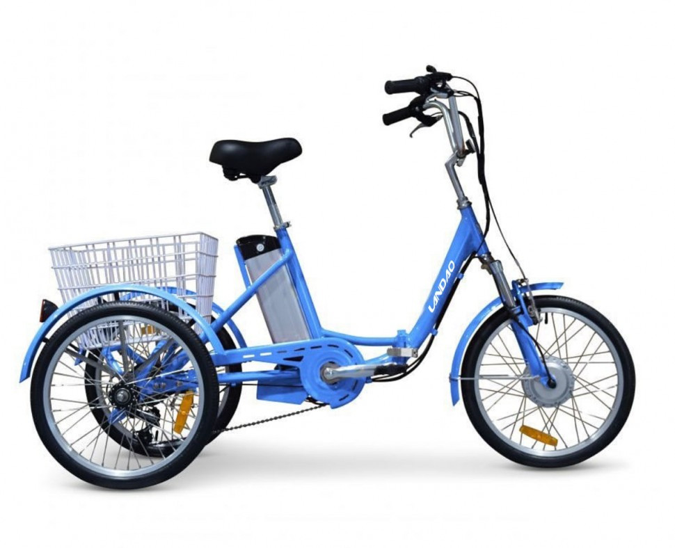 Электровелосипед GreenCamel Трайк-20 (R20 500W 48V 15Ah) Складной, 7скор - фото 6 - id-p91608070