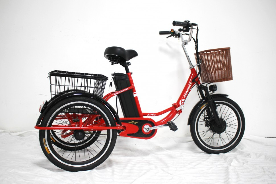 Электровелосипед GreenCamel Трайк-20 (R20 500W 48V 15Ah) Складной, 7скор - фото 5 - id-p91608070
