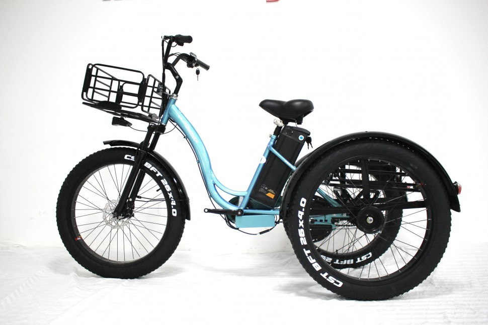 Электровелосипед GreenCamel Трайк-F (R26FAT 1000W 48V 20.3Ah) шины FAT, 7скор - фото 3 - id-p91608112