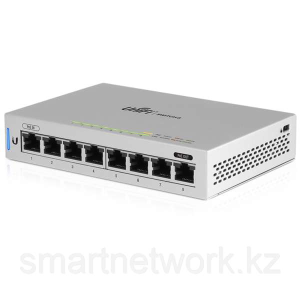 8-Port Fully Managed Gigabit Switch with POE passthrough 5-pack