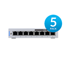8-Port Fully Managed Gigabit Switch with 4 IEEE 802.3af Includes 60W Power Supply 5 pack